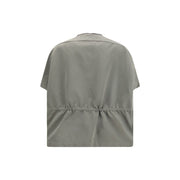Rick Owens Bicolor Polyester Sleveless Jacket