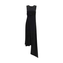 Ami Paris Black Viscose Casual Dress