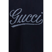 Gucci Blue Wool Sweatshirt