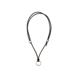 Brunello Cucinelli Brown Calf Leather Bos Taurus Keychain