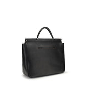 Brunello Cucinelli Black Calf Leather Bos Taurus Luggage And Travel