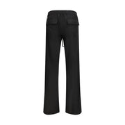 Moncler x Rick Owens Black Polyester Casual Pants