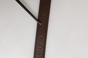 Dolce & Gabbana Belt Men Brown Classic Leather Metal Buckle Belt