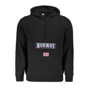 Norway 1963 Black Cotton Men's Hooded Sweatshirt
