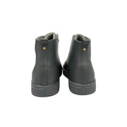 Borbonese Grey Genuine Leather Men Sneaker