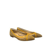 Borbonese Yellow Leather Women Sandal