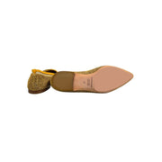 Borbonese Yellow Leather Women Sandal