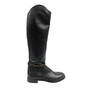 Borbonese Black Leather Women Boot