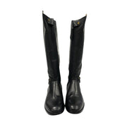 Borbonese Black Leather Women Boot
