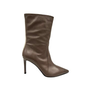 Borbonese Brown Leather Women Boot