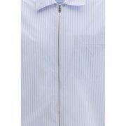 Prada Blue Polyamide Pattern Shirt