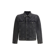 7FOR Gray Cotton Denim Jacket