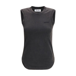 The Attico Black Cotton Top