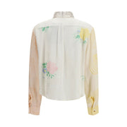 E.L.V. DENIM Multicolor Cotton Pattern Shirt