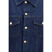 7FOR Blue Cotton Denim Jacket