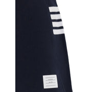 Thom Browne Blue Cotton Mini Skirt