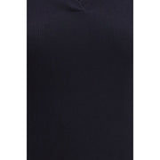 Max Mara Blue Fleece Wool T-Shirt