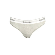 Calvin Klein Grigio Cotton Women Thong