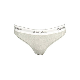 Calvin Klein Grigio Cotton Women Thong