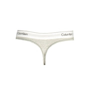 Calvin Klein Grigio Cotton Women Thong