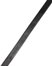 GF Ferre Black Leather Thin Gold Metal Brass Buckle Waist Belt