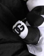 Dolce & Gabbana Men Black Polyester Panda Stuffed Ecobag Bag