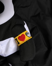 Dolce & Gabbana Men Black Polyester Panda Stuffed Ecobag Bag