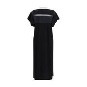 Sacai Black Cotton Casual Dress