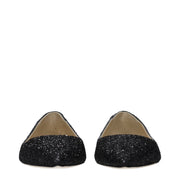 Jimmy Choo Black Plastic Ballet Flats