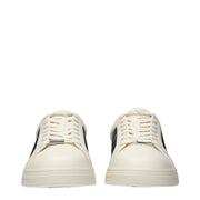 Jimmy Choo Beige Leather Low Top Sneakers