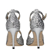 Jimmy Choo Gray Plastic Strap-On Sandals