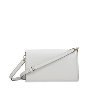 Jimmy Choo White Leather Clutch Bag