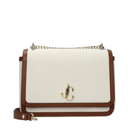 Jimmy Choo Beige Fabric Crossbody Bag