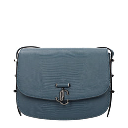 Jimmy Choo Blue Leather Crossbody Bag