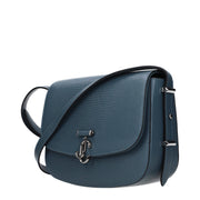 Jimmy Choo Blue Leather Crossbody Bag
