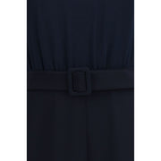 P.A.R.O.S.H. Blue Polyester Jumpsuit