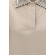 Brunello Cucinelli Beige Cotton Polo Shirt