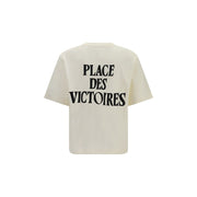 Ami Paris Beige Cotton T-Shirt