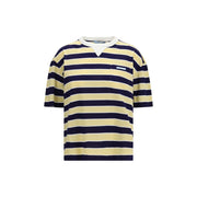 Prada Bicolor Cotton T-Shirt