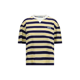 Prada Bicolor Cotton T-Shirt