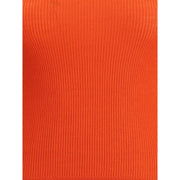 Saint Laurent Orange Wool Turtleneck