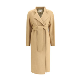 Khaite Beige Wool Coat