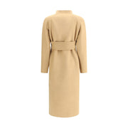 Khaite Beige Wool Coat