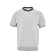 Gran Sasso Beige Cotton T-Shirt