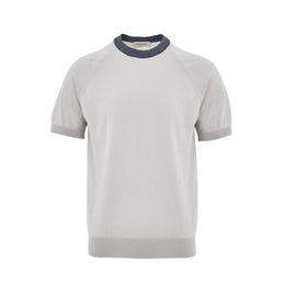 Gran Sasso Beige Cotton T-Shirt