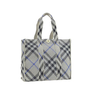 Burberry Gray Fabric Shoulder Bag