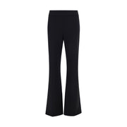 Avenue Montaigne Black Elastane Flared Pants