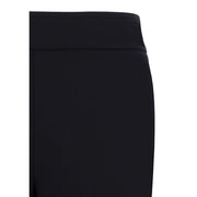 Avenue Montaigne Black Elastane Flared Pants