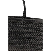 Dragon Diffusion Black Buffalo Leather Handbag