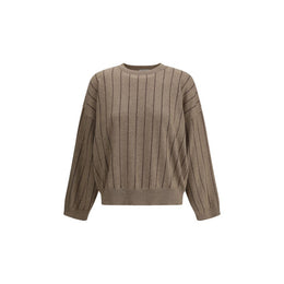 Brunello Cucinelli Beige Cashmere Sweater